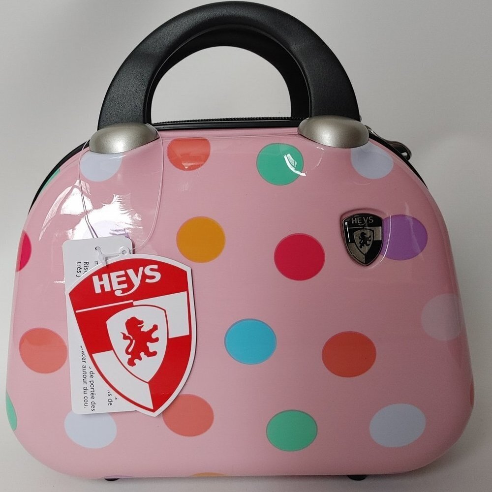 Heys Fashion Hardside PINK Polka dot Luggage Carry On